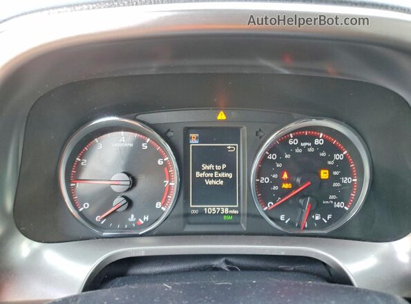 JTMJFREV8GJ103246 2016 TOYOTA RAV4 Gray Instrument cluster view