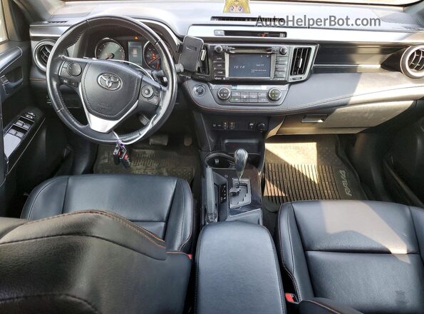 JTMJFREV8GJ103246 2016 TOYOTA RAV4 Gray Dashboard view