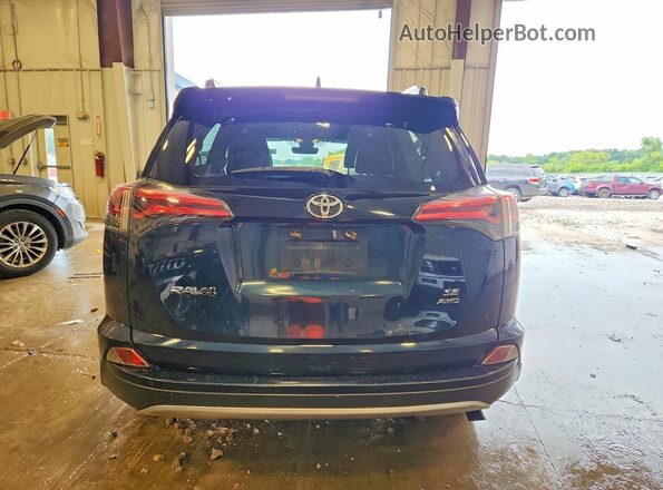 JTMJFREV8JJ733257 2018 TOYOTA RAV4 Blue უკანა ხედი