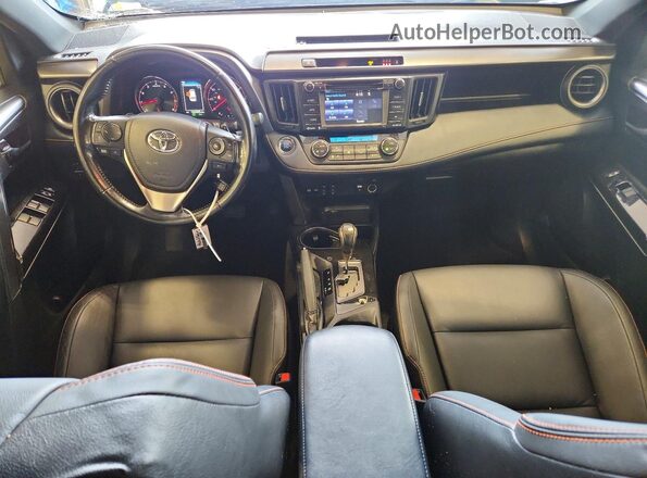 JTMJFREV8JJ733257 2018 TOYOTA RAV4 Blue წინა პანელის ხედი
