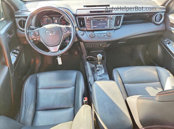 JTMJFREVXGD180568 2016 TOYOTA RAV4 Black Widok deski rozdzielczej