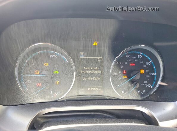 JTMJJREV3JD229504 2018 TOYOTA RAV4 Серый Вид щитка приборов