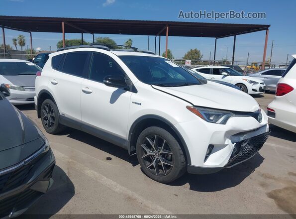 JTMJJREV9JD247991 2018 TOYOTA RAV4 HYBRID Белый Вид задней части салона