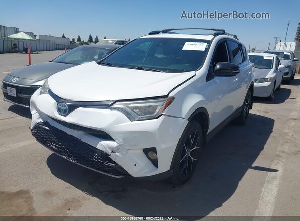 JTMJJREV9JD247991 2018 TOYOTA RAV4 HYBRID Белый Передняя левая четверть