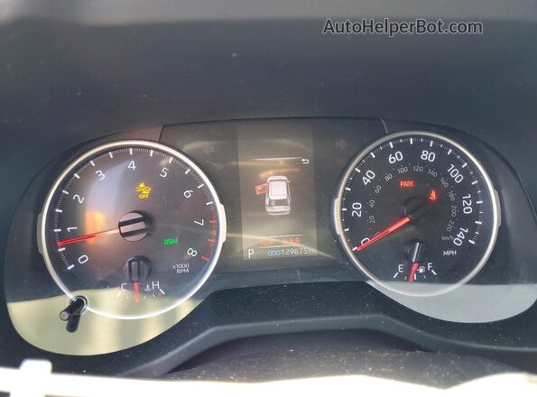 JTMK1RFV0KD516304 2019 TOYOTA RAV4 Silver Vista del cuadro de instrumentos