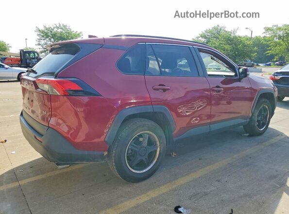 JTMK1RFV1KJ003175 2019 TOYOTA RAV4 Red Tył prawy