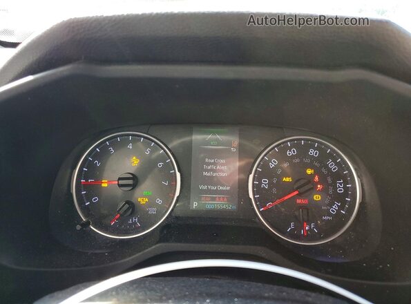 JTMK1RFV1KJ003175 2019 TOYOTA RAV4 Red Widok zestawu wskaźników