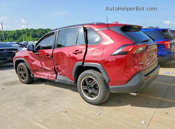 JTMK1RFV1KJ003175 2019 TOYOTA RAV4 Red Tył lewy