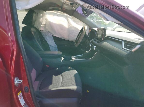 JTMK1RFV1KJ003175 2019 TOYOTA RAV4 Red Widok wnętrza z przodu