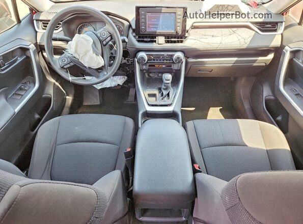 JTMK1RFV7KJ004153 2019 TOYOTA RAV4 Burgundy Dashboard view