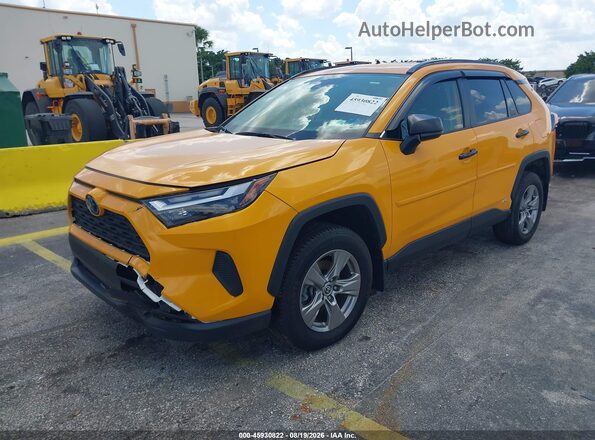 JTMLWRFV2PD187036 2023 TOYOTA RAV4 HYBRID Желтый Передняя левая четверть