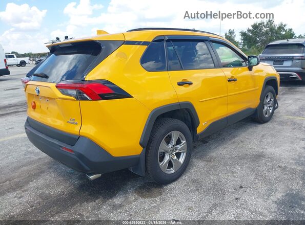 JTMLWRFV2PD187036 2023 TOYOTA RAV4 HYBRID Желтый Задняя правая четверть