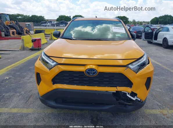 JTMLWRFV2PD187036 2023 TOYOTA RAV4 HYBRID Желтый Вид спереди
