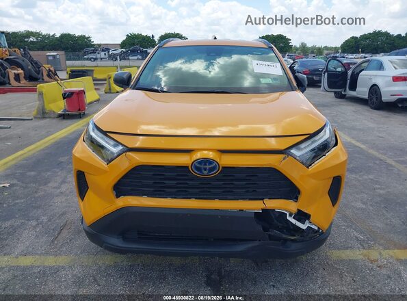 JTMLWRFV2PD187036 2023 TOYOTA RAV4 HYBRID Желтый Вид панели приборов