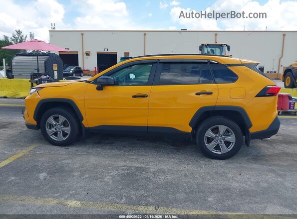 JTMLWRFV2PD187036 2023 TOYOTA RAV4 HYBRID Желтый Вид задней части салона