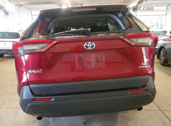 JTMLWRFV3KD040412 2019 TOYOTA RAV4 Red Հետևի տեսք