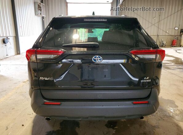 JTMLWRFV3ND146007 2022 TOYOTA RAV4 Black Հետևի տեսք