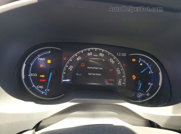 JTMLWRFV3RD256285 2024 TOYOTA RAV4 Черный Вид щитка приборов
