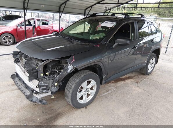 JTMLWRFV5KD014474 2019 TOYOTA RAV4 HYBRID Gray Vista tres cuartos delantera izquierda