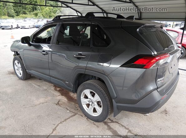 JTMLWRFV5KD014474 2019 TOYOTA RAV4 HYBRID Gray Trasero izquierdo