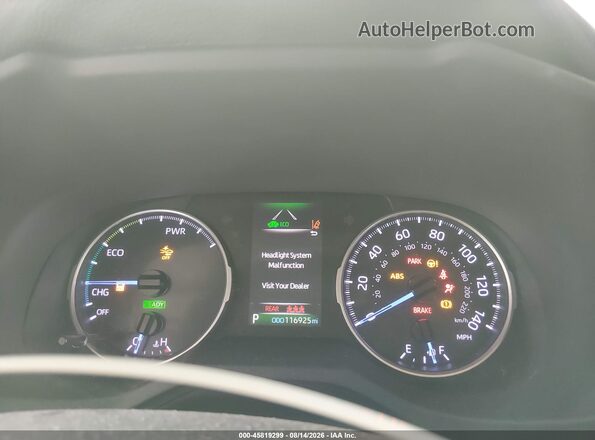 JTMLWRFV5KD014474 2019 TOYOTA RAV4 HYBRID Gray Vista de los asientos traseros