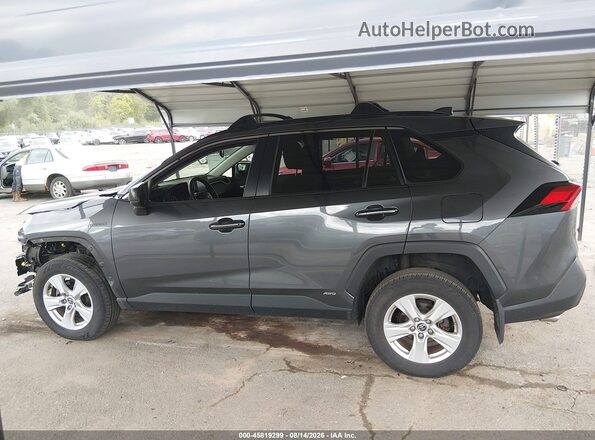 JTMLWRFV5KD014474 2019 TOYOTA RAV4 HYBRID Gray 