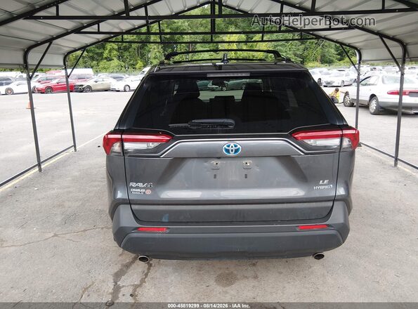JTMLWRFV5KD014474 2019 TOYOTA RAV4 HYBRID Gray 