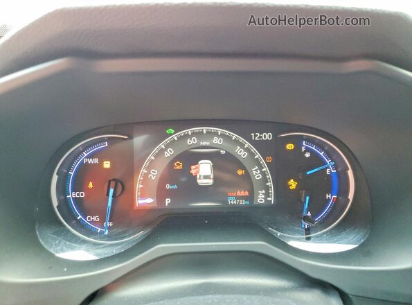 JTMLWRFV5PD174264 2023 TOYOTA RAV4 Red Instrument cluster view