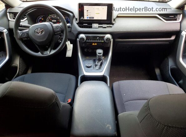JTMLWRFV5PD174264 2023 TOYOTA RAV4 Red Dashboard view