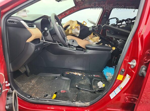 JTMLWRFV6ND141609 2022 TOYOTA RAV4 Maroon Widok wnętrza z przodu