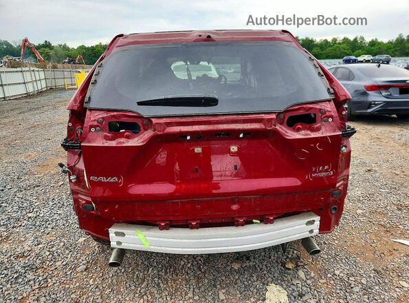 JTMLWRFV6ND141609 2022 TOYOTA RAV4 Maroon Widok z tyłu