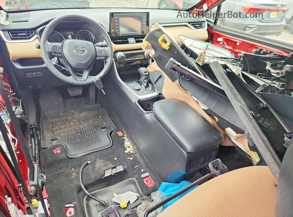 JTMLWRFV6ND141609 2022 TOYOTA RAV4 Maroon Widok deski rozdzielczej