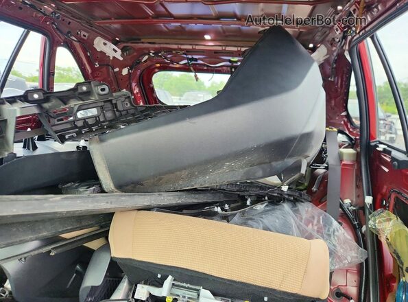 JTMLWRFV6ND141609 2022 TOYOTA RAV4 Maroon Widok tylnych siedzeń
