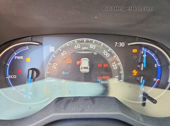 JTMLWRFVXSD591971 2025 TOYOTA RAV4 Black Widok zestawu wskaźników
