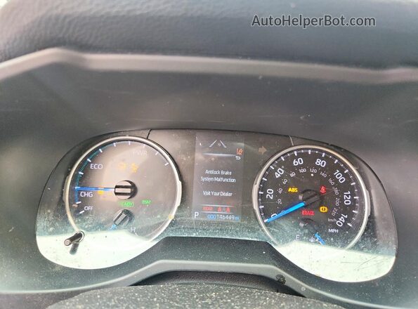 JTMMWRFV2ND150022 2022 TOYOTA RAV4 White ხელსაწყოთა პანელის ხედი