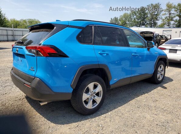 JTMMWRFV4KD011568 2019 TOYOTA RAV4 Blue Tył prawy