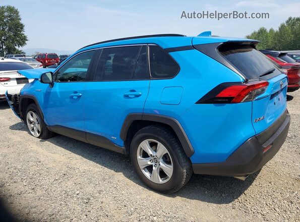 JTMMWRFV4KD011568 2019 TOYOTA RAV4 Blue Tył lewy
