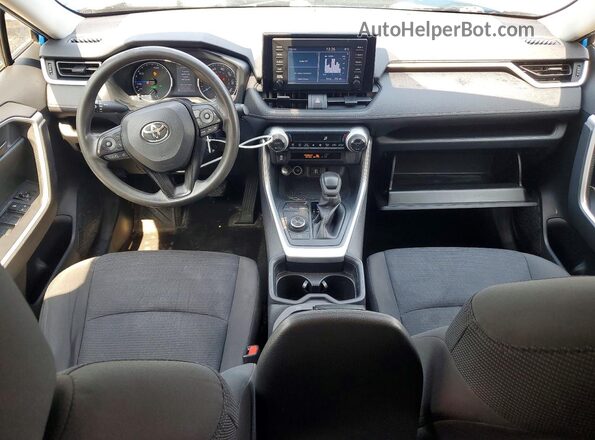 JTMMWRFV4KD011568 2019 TOYOTA RAV4 Blue Widok deski rozdzielczej