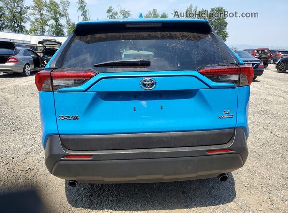 JTMMWRFV4KD011568 2019 TOYOTA RAV4 Blue Widok z tyłu