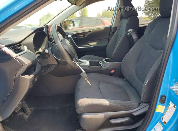 JTMMWRFV4KD011568 2019 TOYOTA RAV4 Blue Widok wnętrza z przodu
