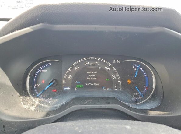 JTMMWRFV4SD320604 2025 TOYOTA RAV4 Белый Вид щитка приборов