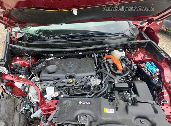 JTMMWRFV5SD300555 2025 TOYOTA RAV4 Красный Вид подкапотного пространства