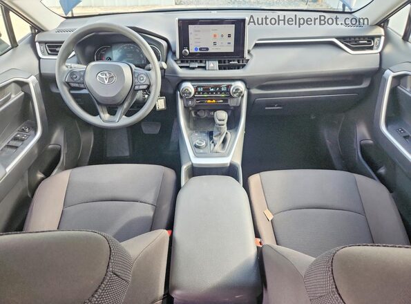JTMMWRFV5SD347682 2025 TOYOTA RAV4 Black Widok deski rozdzielczej