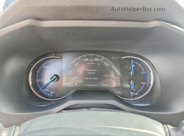 JTMMWRFV5SD347682 2025 TOYOTA RAV4 Black Widok zestawu wskaźników