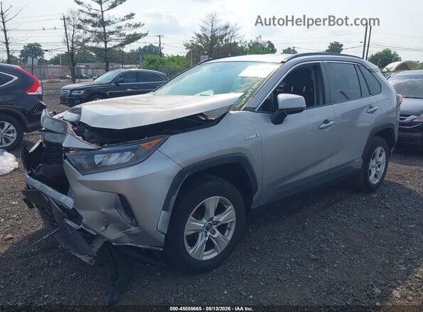 JTMMWRFV6KD030848 2019 TOYOTA RAV4 HYBRID Silver Vista tres cuartos delantera izquierda