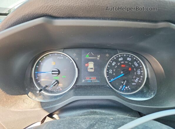 JTMMWRFV6KD032437 2019 TOYOTA RAV4 Gray ხელსაწყოთა პანელის ხედი