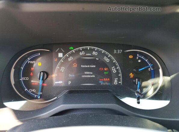 JTMMWRFV6PD186105 2023 TOYOTA RAV4 Silver Widok zestawu wskaźników