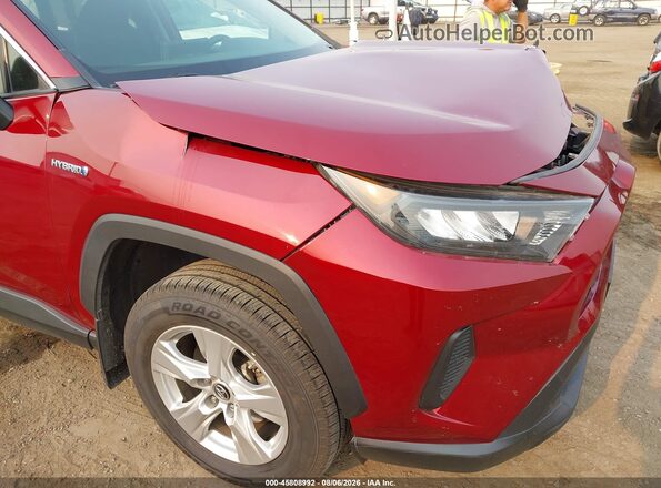 JTMMWRFV9KD009508 2019 TOYOTA RAV4 Red 