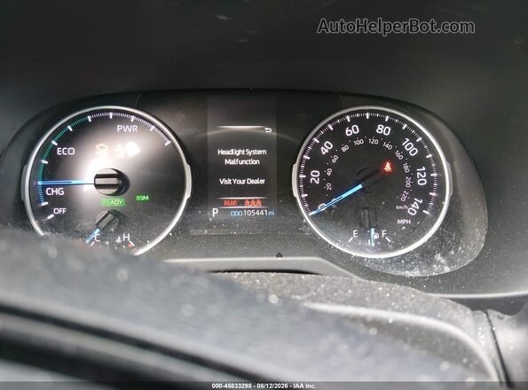 JTMMWRFVXMD124721 2021 TOYOTA RAV4 HYBRID Burgundy Հետևի նստատեղերի տեսք