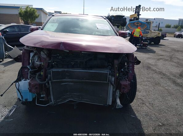 JTMMWRFVXMD124721 2021 TOYOTA RAV4 HYBRID Burgundy Սալոնի հետևի տեսք